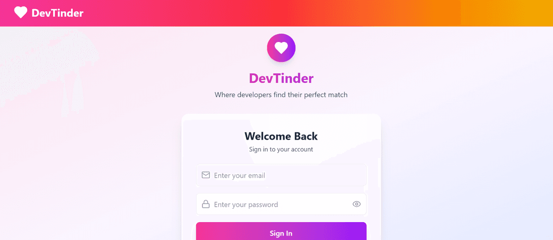 DevTinder